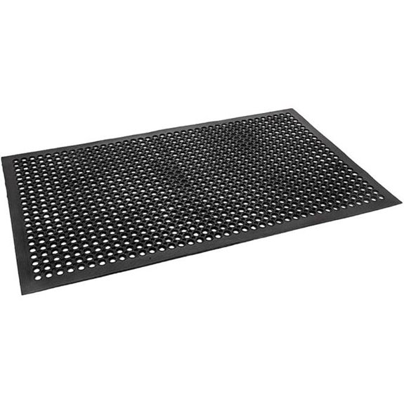 ROVSUN Rubber Drainage Floor Mat for Indoor Use