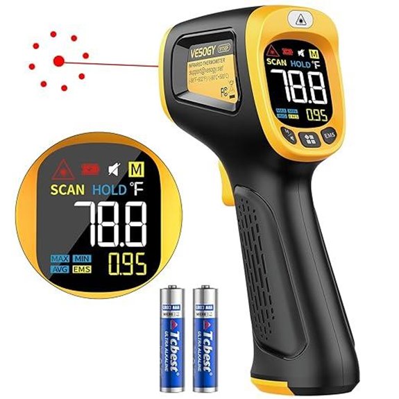 Infrared Laser Thermometer Gun for Cooking & Engine