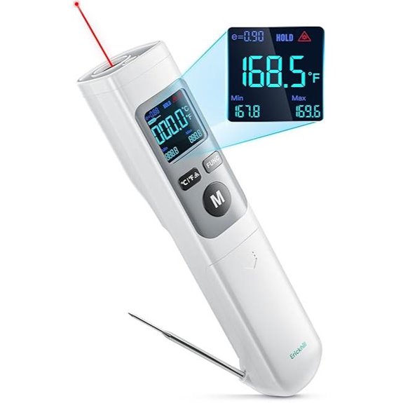 ERICKHILL Infrared Thermometer Gun with Meat Probe