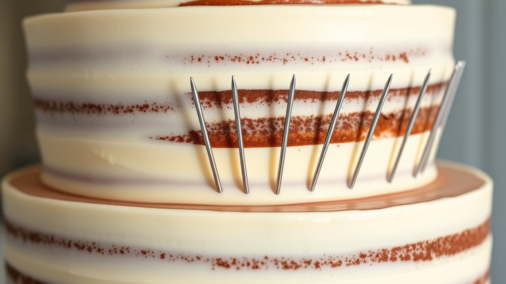 internal cake support system