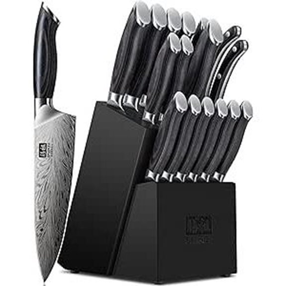 SHAN ZU 16-Piece Sharp Japanese Knife Set