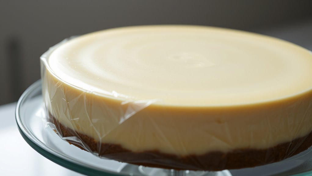 keep cheesecake dry naturally