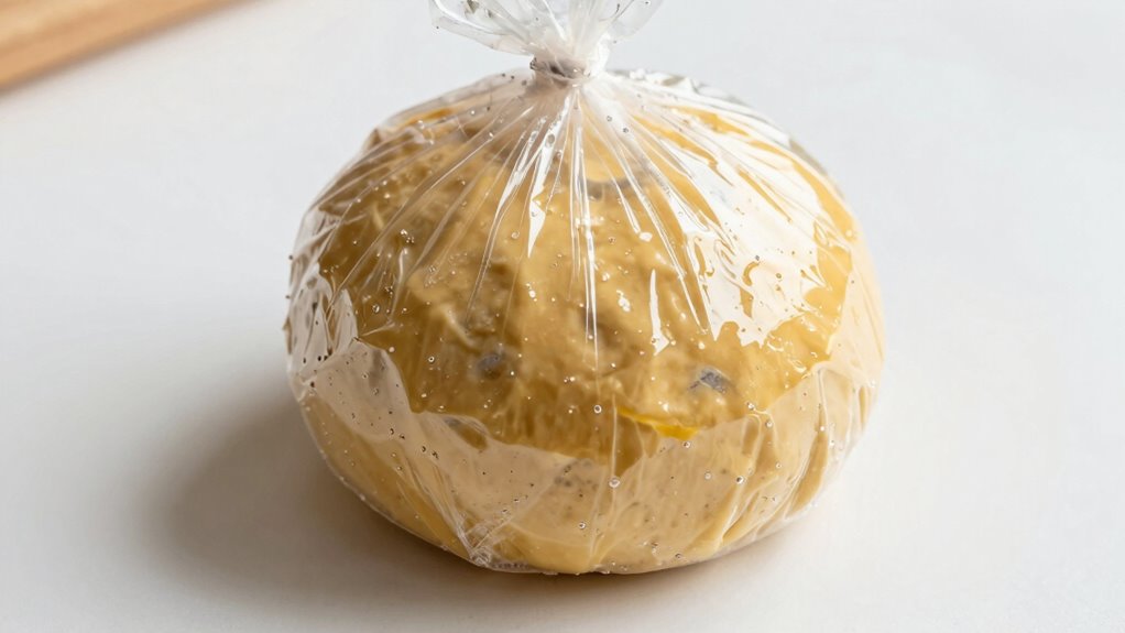 keep dough airtight and chilled