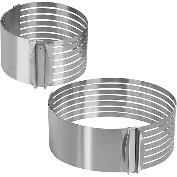 KEILEOHO Layer Cake Slicer Set of 2