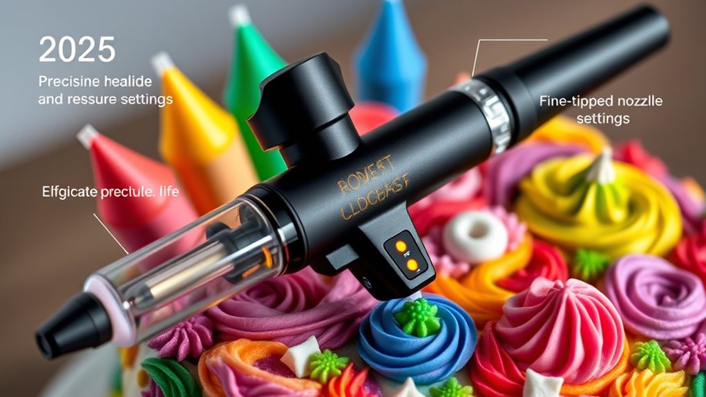 key features for cake airbrush