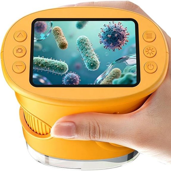Digital Microscope for Kids with 2 IPS Screen
