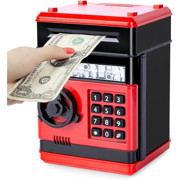 Refasy Electronic Coin Bank for Kids Age 3-12