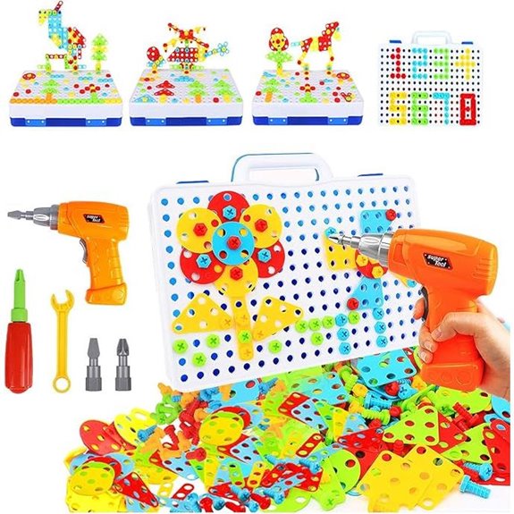 HAPTIME STEM Drill Toy for Kids Ages 3-8