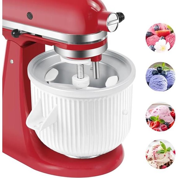 GLINK Ice Cream Maker Attachment for KitchenAid
