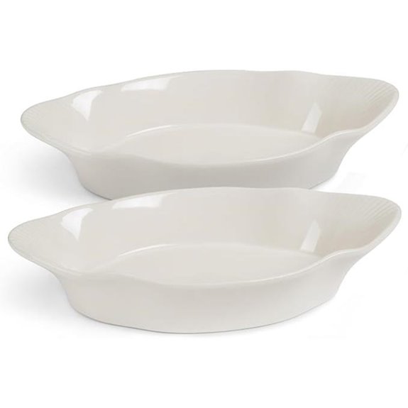 Kook Ceramic Au Gratin Dishes Set of 2