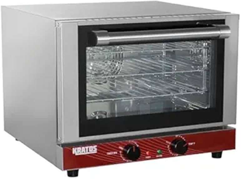 Kratos Electric Countertop Convection Oven 3 Pan Capacity