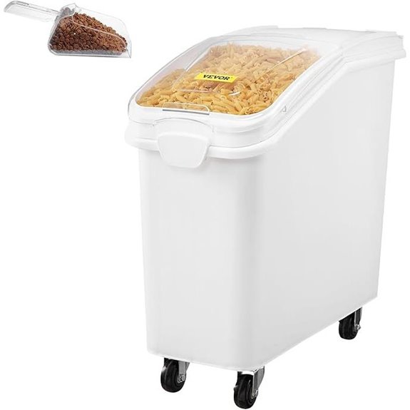 VEVOR 21 Gallon Food Storage Bin with Scoop