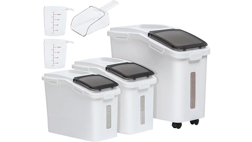 large capacity rice container