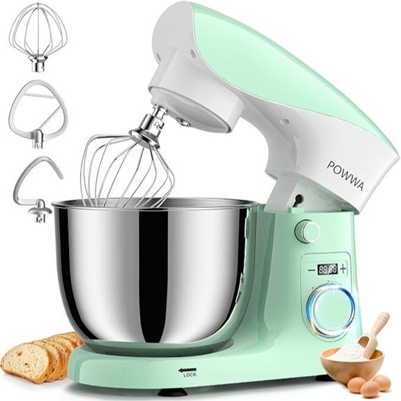 6.5QT 10-Speed Tilt-Head Stand Mixer with Accessories
