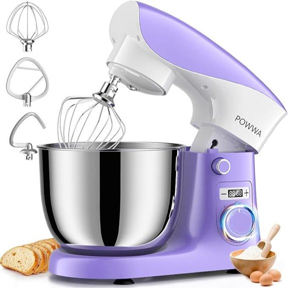 6.5QT 10-Speed Tilt-Head Stand Mixer with Attachments