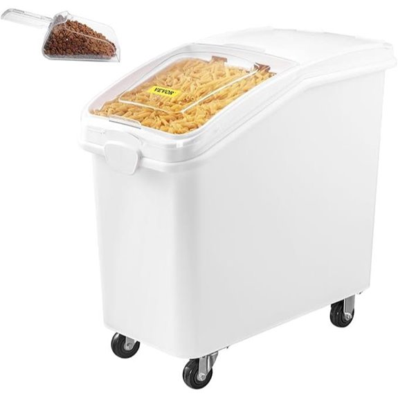 VEVOR 27-Gallon Food Storage Container with Scoop