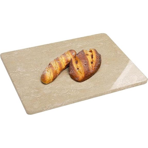 Marble Cutting Board 16x20 Inch with Non-Slip Feet