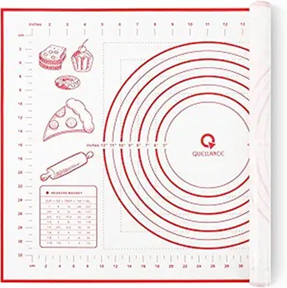 Silicone Baking Mat 16x24 Inch Non-Stick Dough Pad