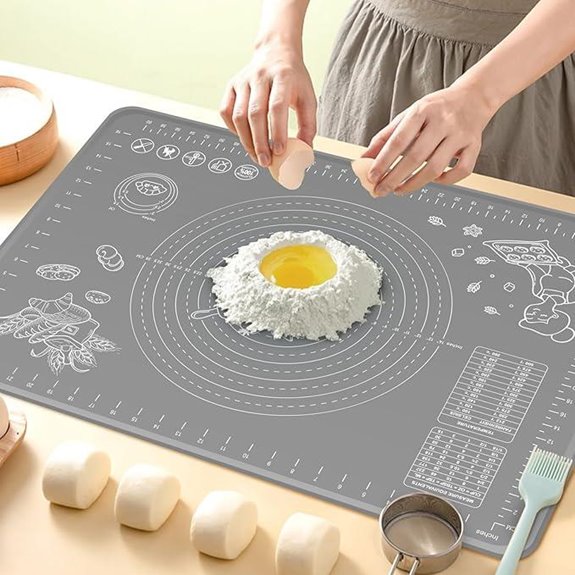 Silicone Baking Mat 32x24 inch Non-stick Pastry Mat