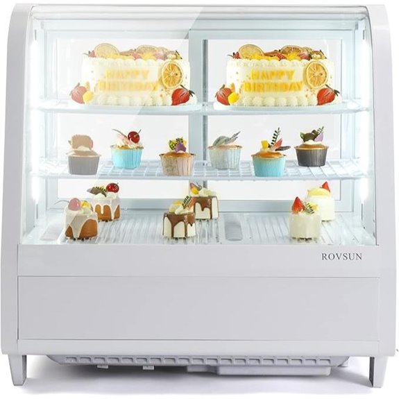 ROVSUN 3.5 Cu.Ft Refrigerated Display Case