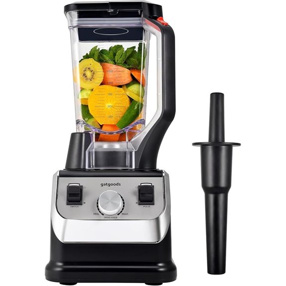 72 Oz Commercial Blender with Self-Cleaning