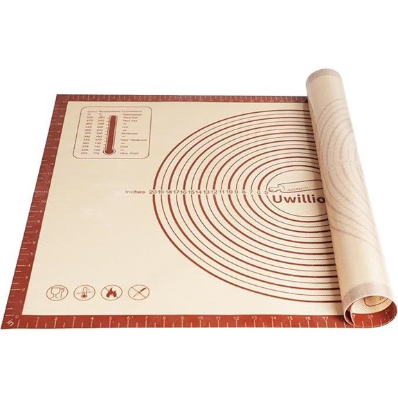 Silicone Baking Mat 36x24 Inch with Measurements