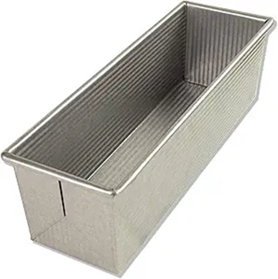 USA Pan Bakeware Pullman Loaf Pan Large Silver