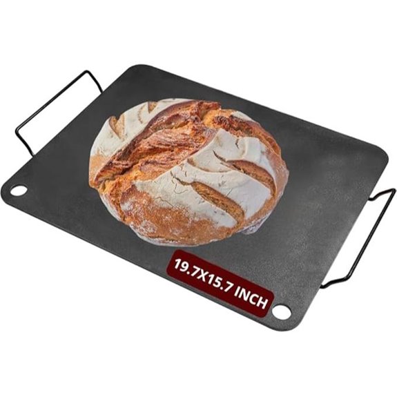 Heavy-Duty 16x20 Inch Pizza Baking Steel