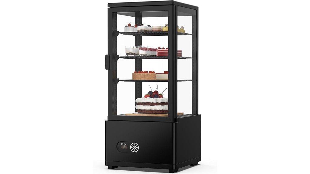 led lit commercial fridge
