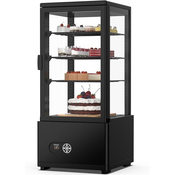 Commercial Display Refrigerator with LED Lighting