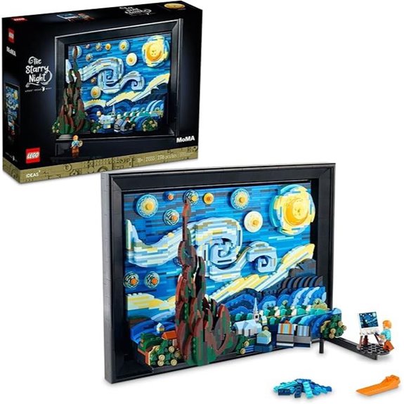 LEGO Van Gogh The Starry Night Wall Art Set