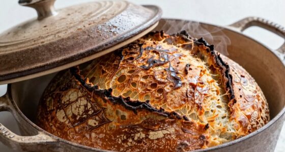 lid enhances crust formation