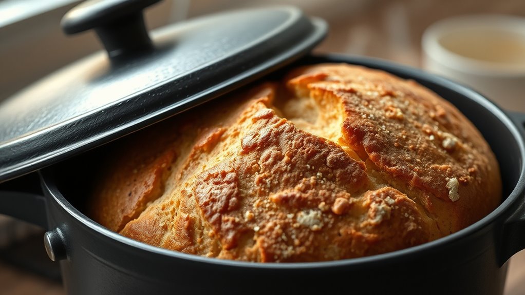 lid traps heat effectively