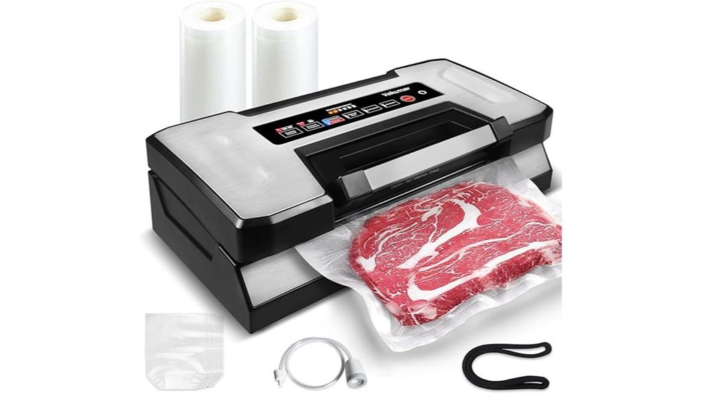 liquid vacuum sealer with cutter