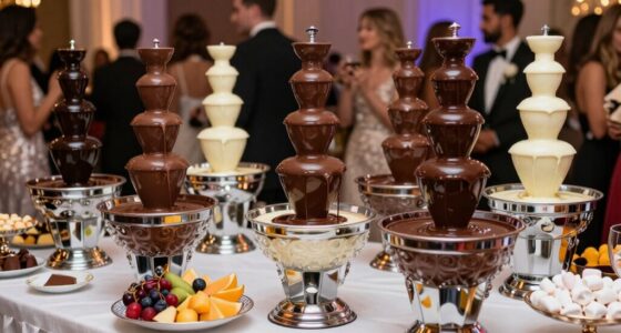 luxury chocolate fountain options