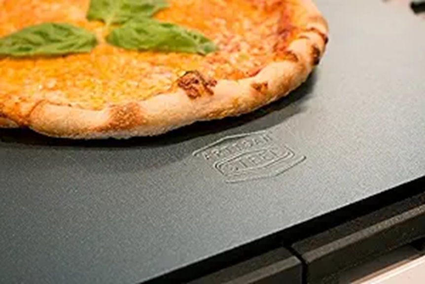 High Performance Pizza Steel Made in the USA - 16 x 14.25 (.25 Thick)