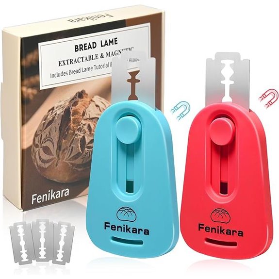 Upgraded Magnetic Bread Scoring Tools (2 Pack)