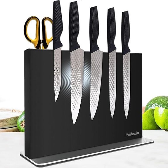Magnetic Knife Block Stand for Kitchen Countertop