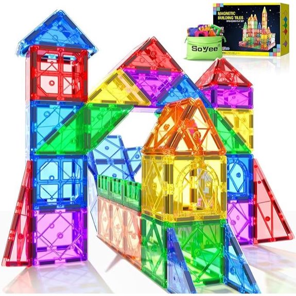 52PCS Magnetic Building Blocks for Kids STEM Learning