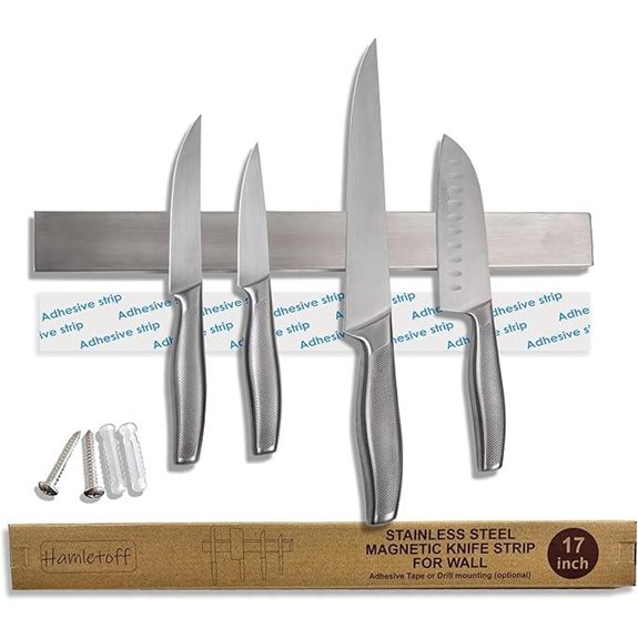 Magnetic Knife Strip Wall Mount with Adhesive (17)