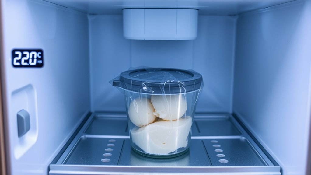 maintain consistent freezer temperature
