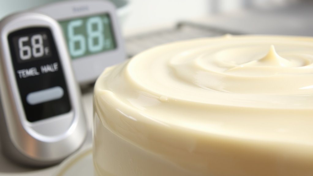 maintain optimal frosting temperature
