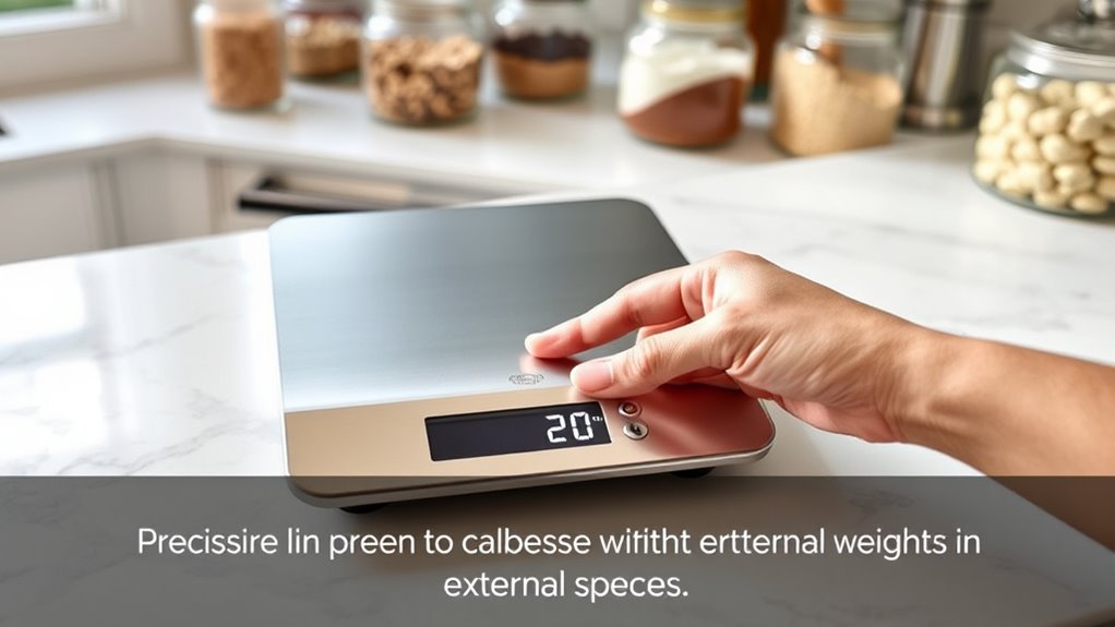 maintain scale accuracy regularly