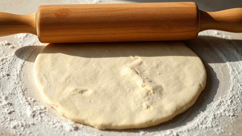 maintain steady rolling pressure