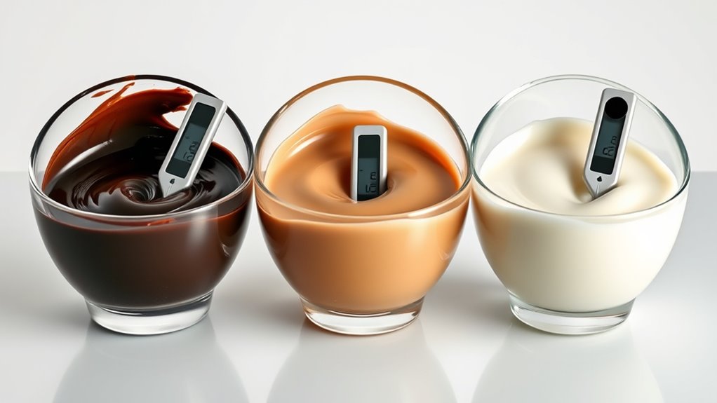 maintain white chocolate temperature