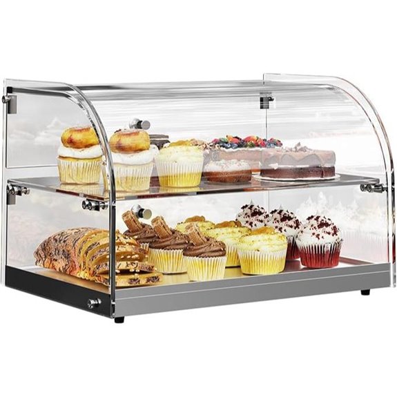 Malphi 1.59 Cu.ft Pastry Display Case