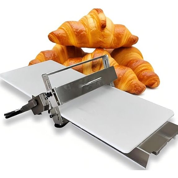 Manual Croissant Dough Sheeter and Laminator Machine