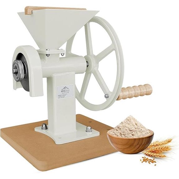 Manual Hand Grain Mill for Wheat Corn & More