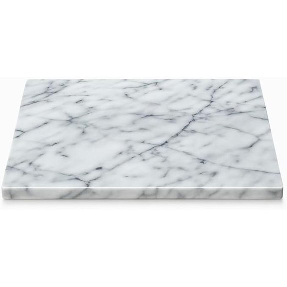 JEmarble Pastry Board 16x20 Inch with Non-Slip Feet