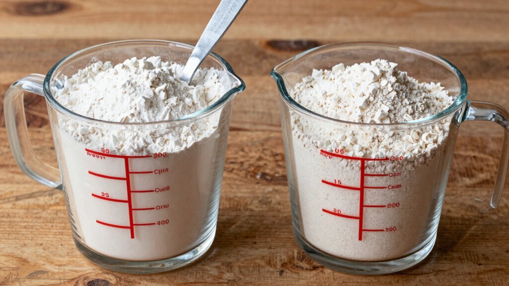 measure flour precisely consistently